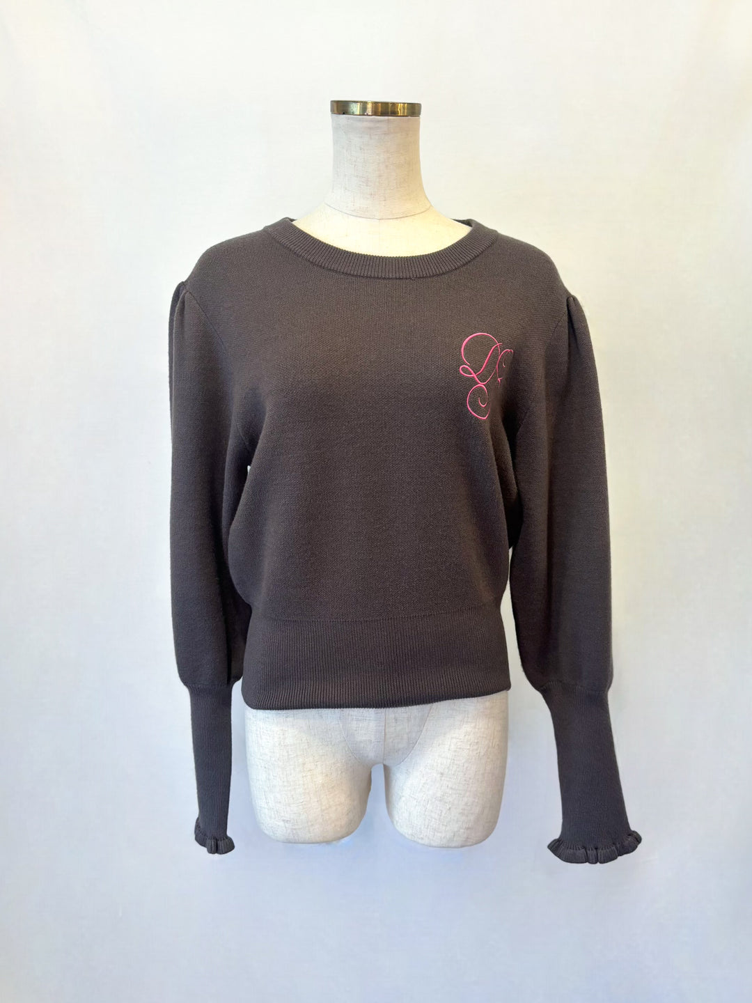 DOS刺繍ロゴニット