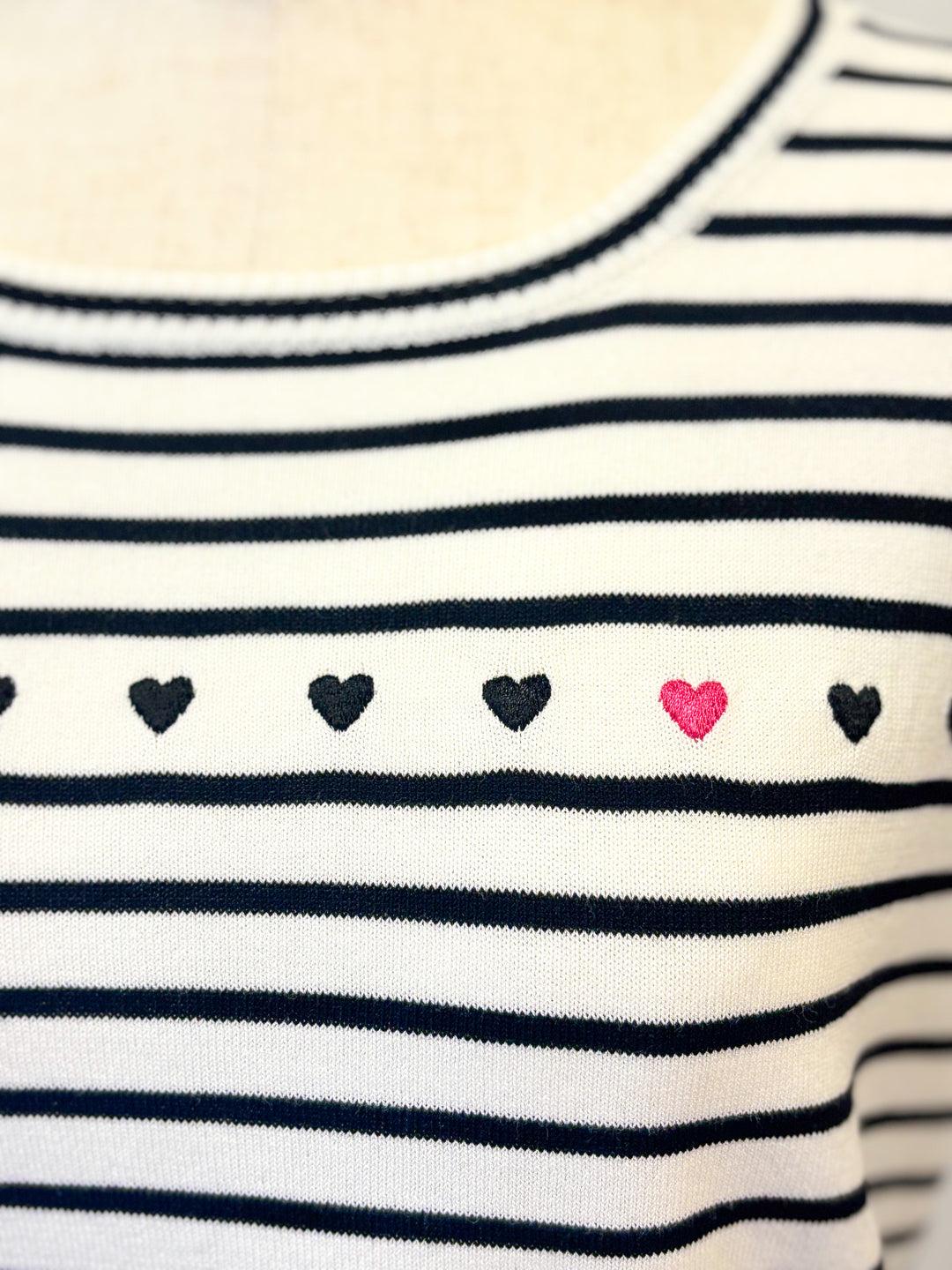 シアーハートTシャツ