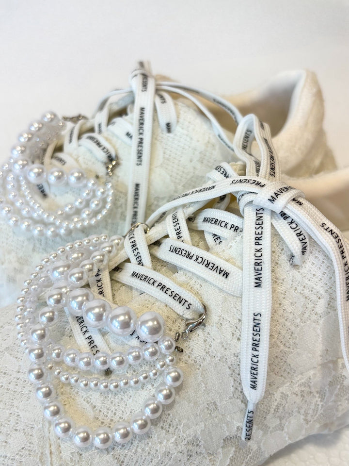 パール&レーススニーカー