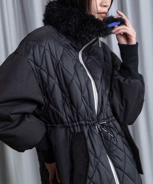 キルティングブルゾン