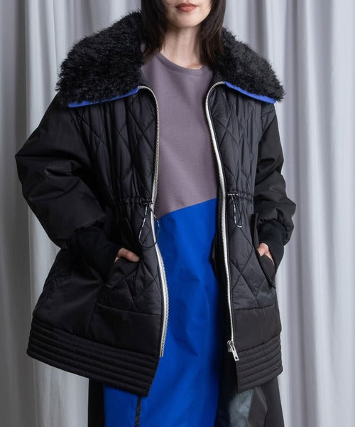 キルティングブルゾン