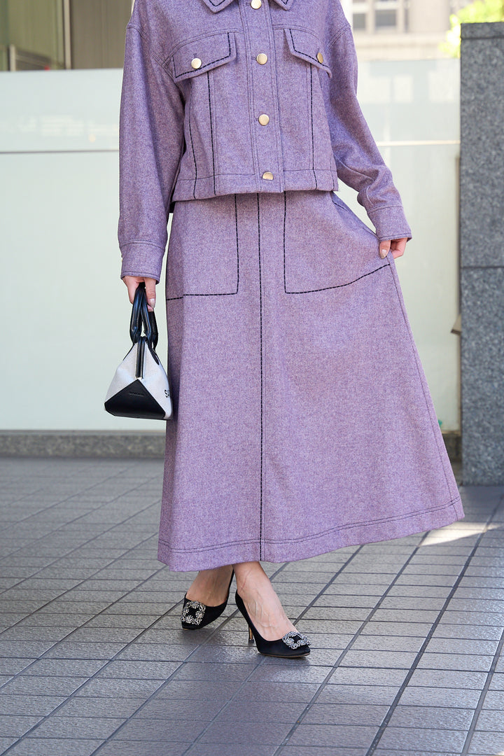 ステッチスカート✴︎セットアップ対応アイテム