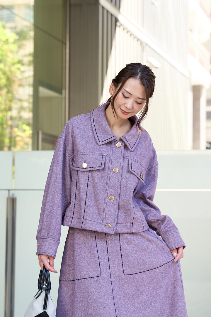 ステッチジャケット✴︎セットアップ対応