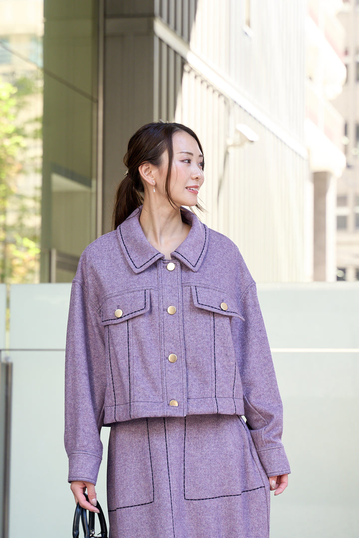 ステッチジャケット✴︎セットアップ対応