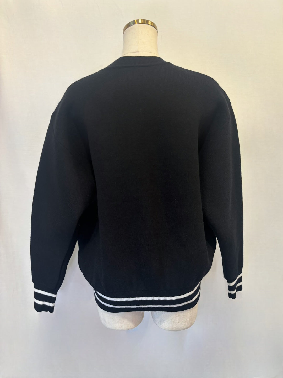 ニットロゴブルゾン