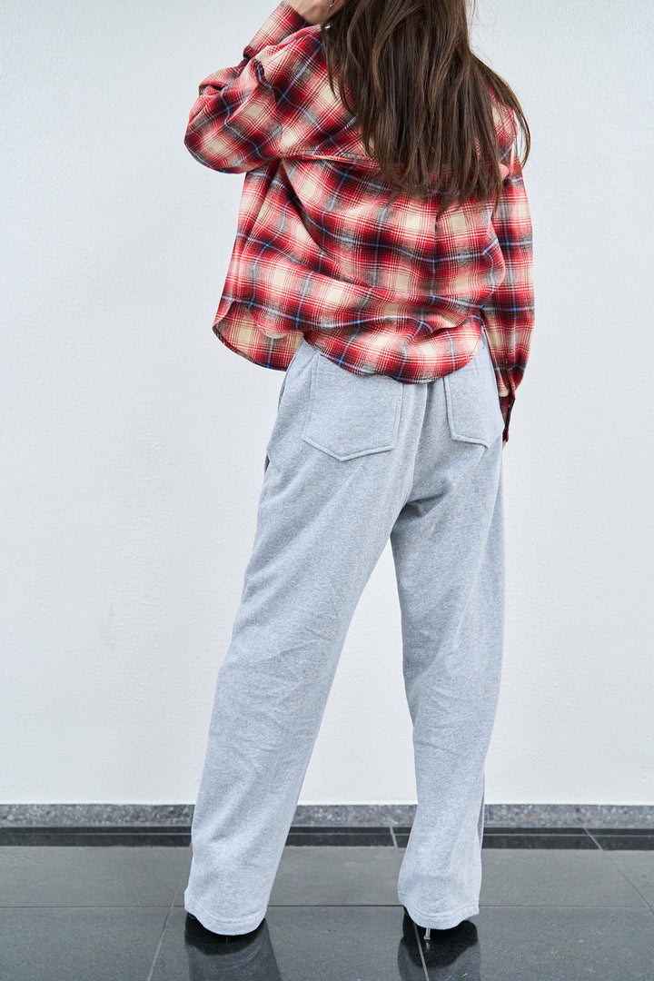 ダブル ステッチカーブ パンツ