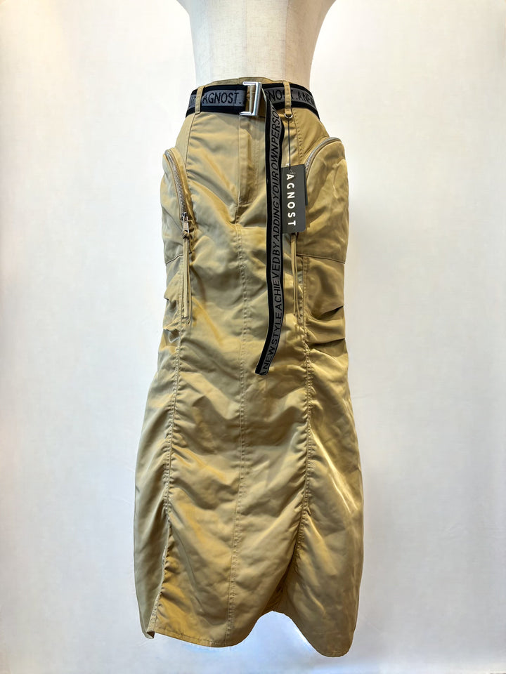 ロゴベルトタイトマーメイドスカート