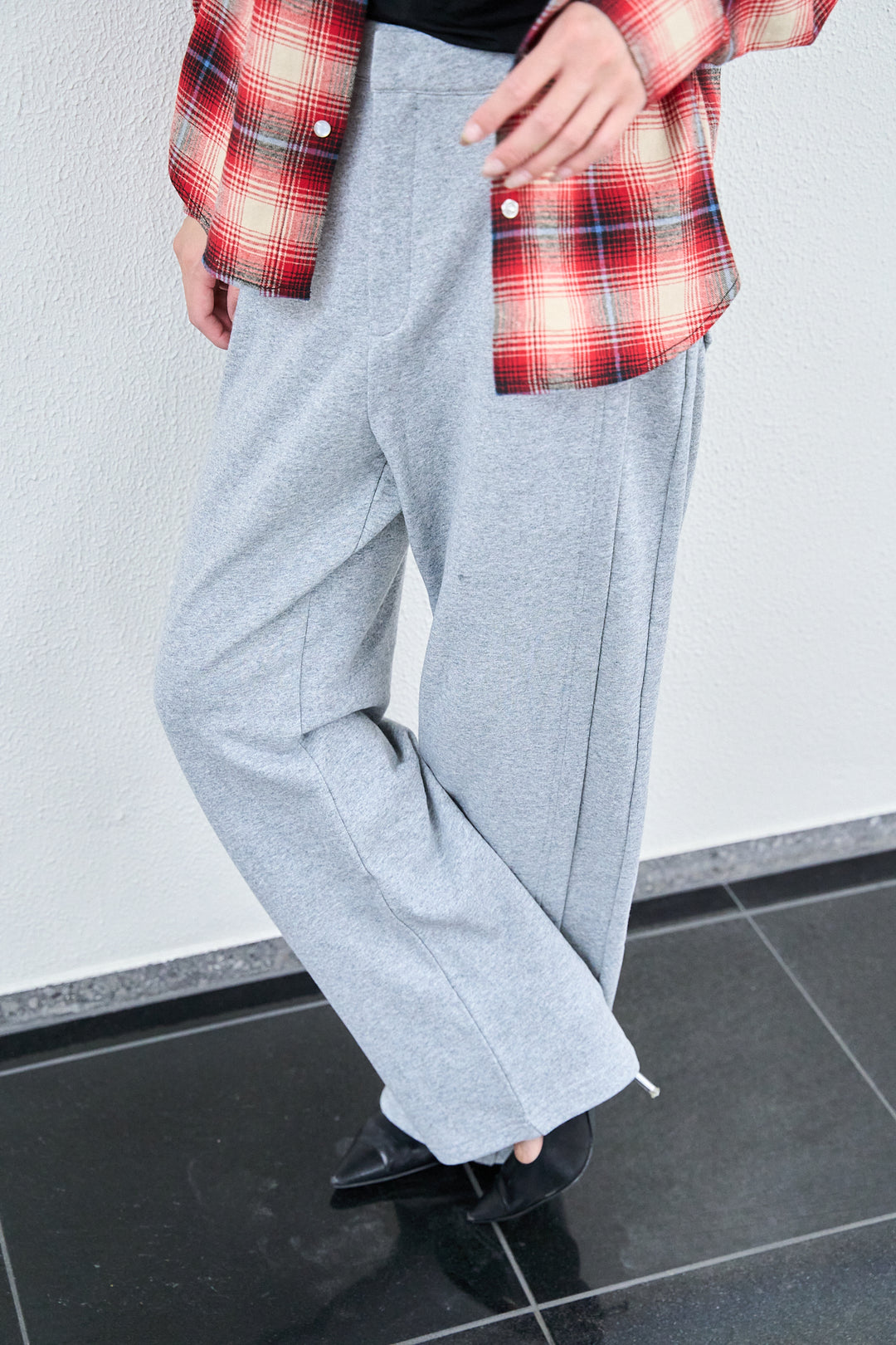 ダブル ステッチカーブ パンツ