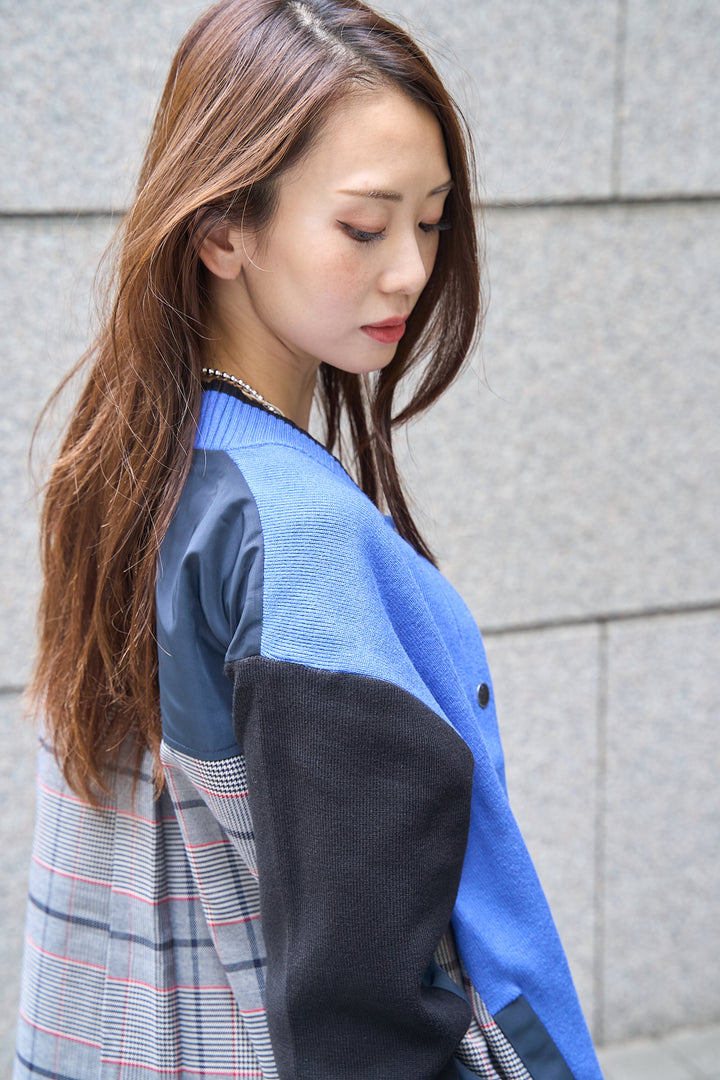 ニットブルゾン