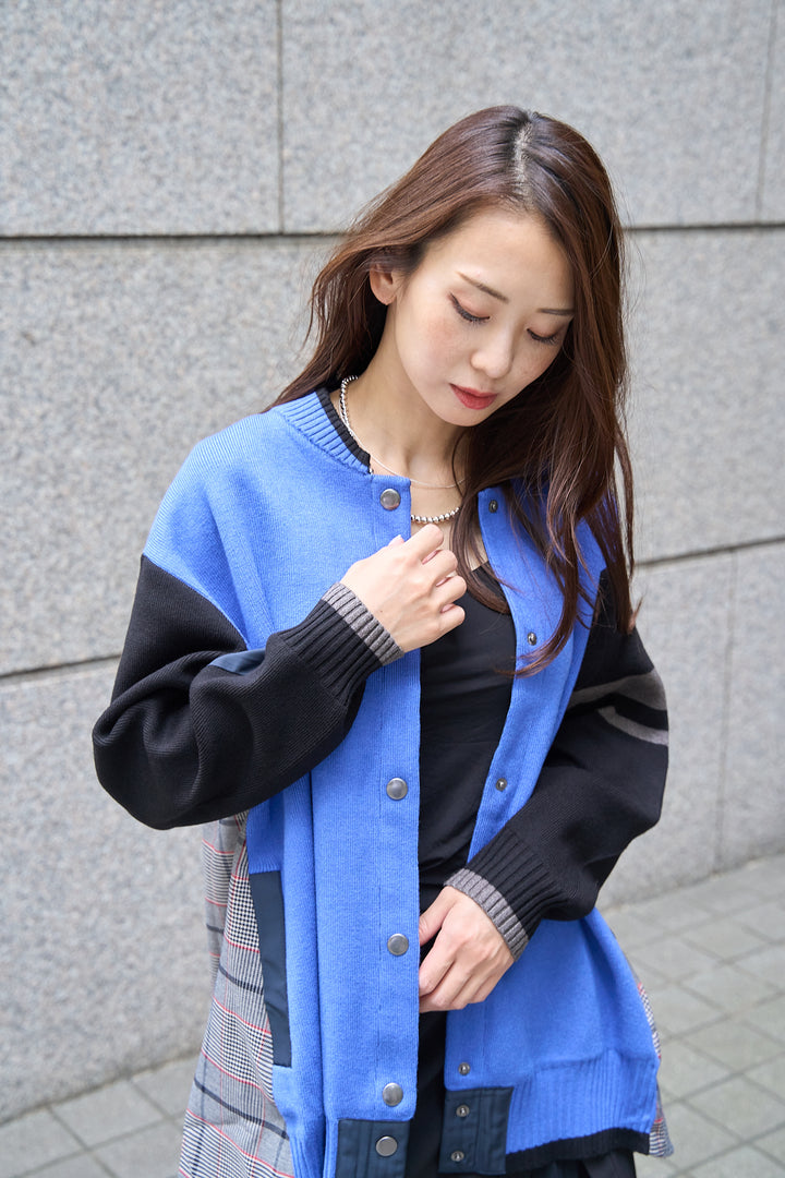 ニットブルゾン