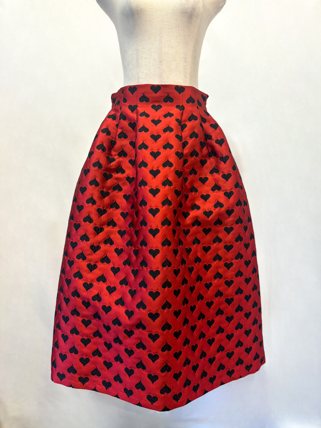ハートジャガードスカート