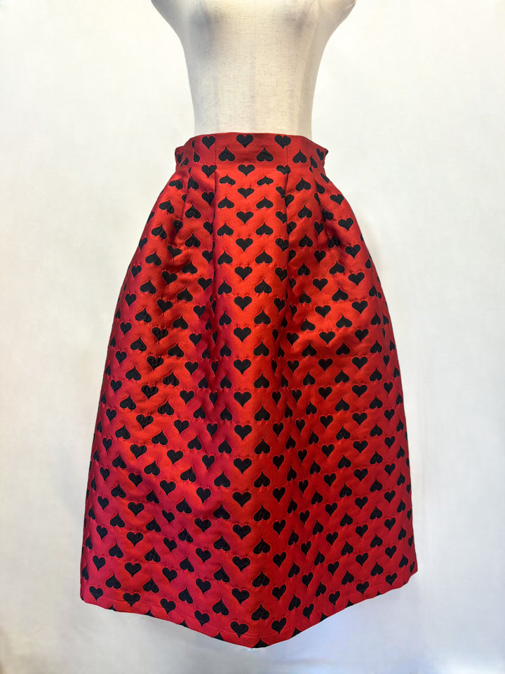 ハートジャガードスカート