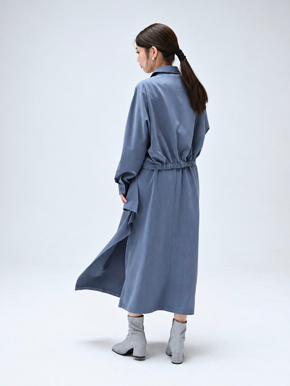 ラップ風ウエストリボンデザインスカート[セットアップ可能商品]