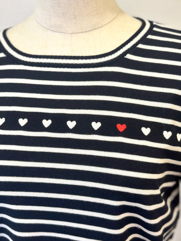 シアーハートTシャツ
