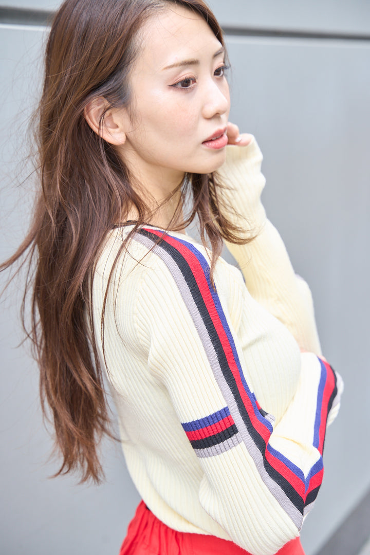 ハイゲージリブニット