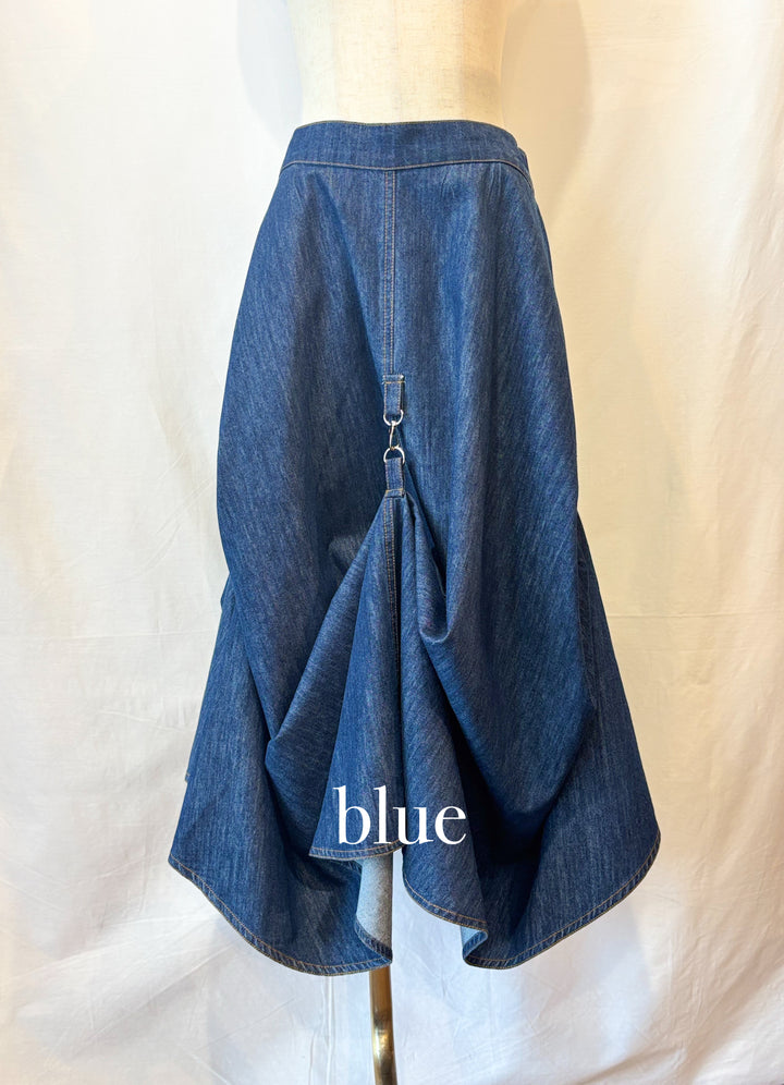 人気シリーズ！デニムマルチウェイスカート