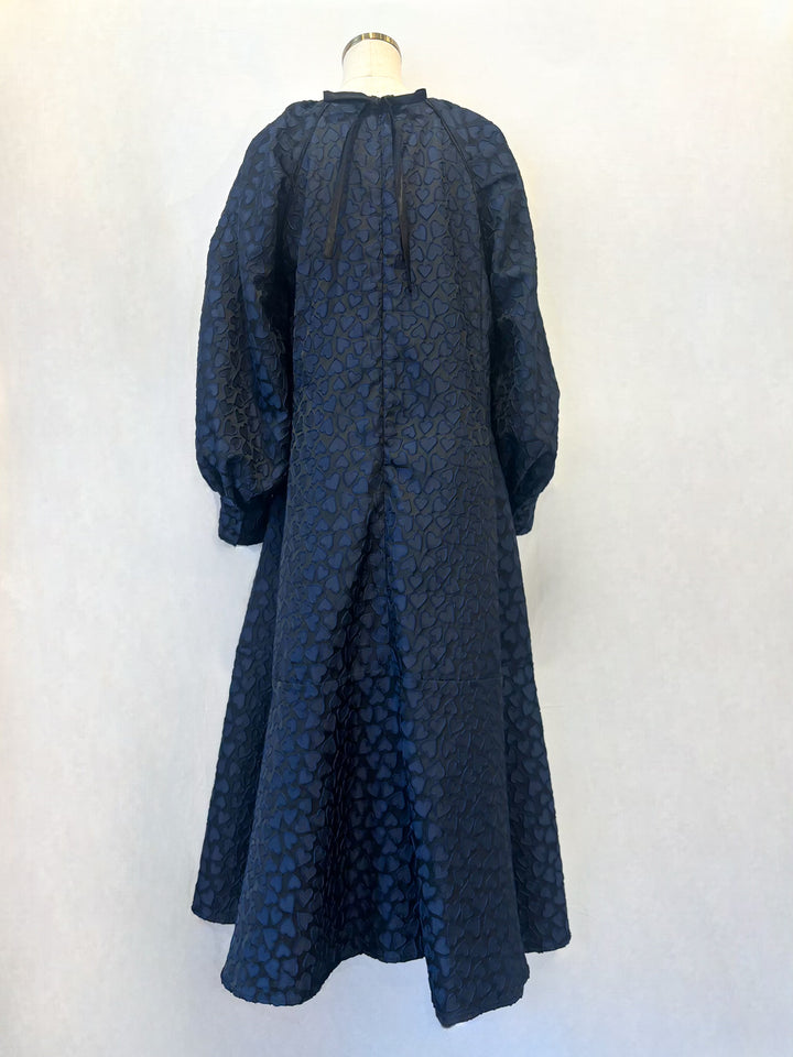 ハートジャガードロングワンピース