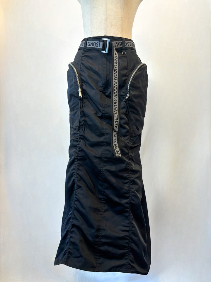 ロゴベルトタイトマーメイドスカート