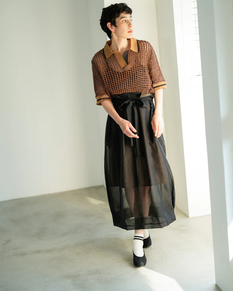 フィッシュネットニットポロ