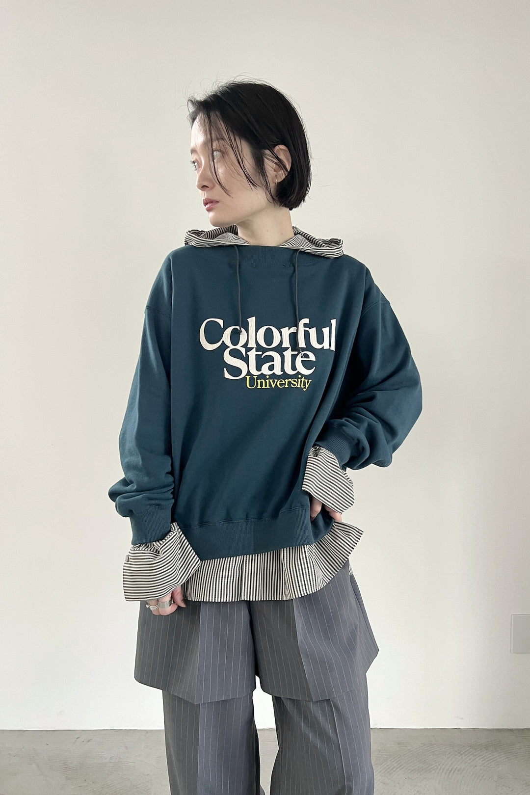 ドットエアーフーディーシャツ