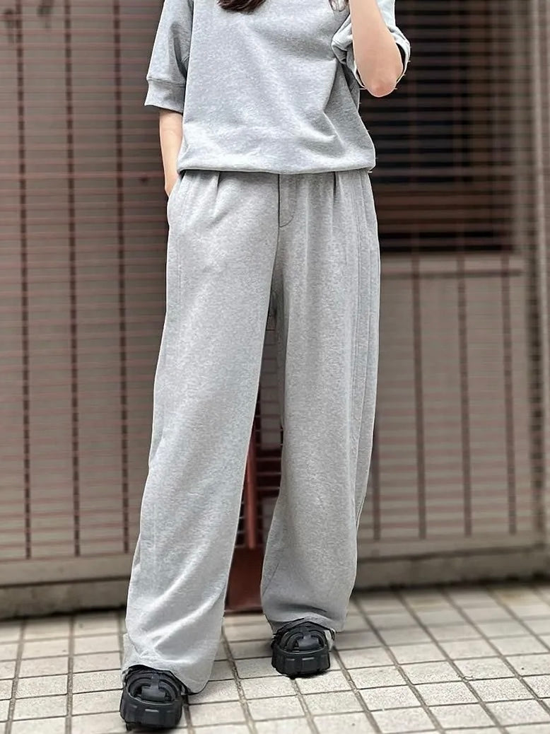 ダブルステッチ カーブパンツ