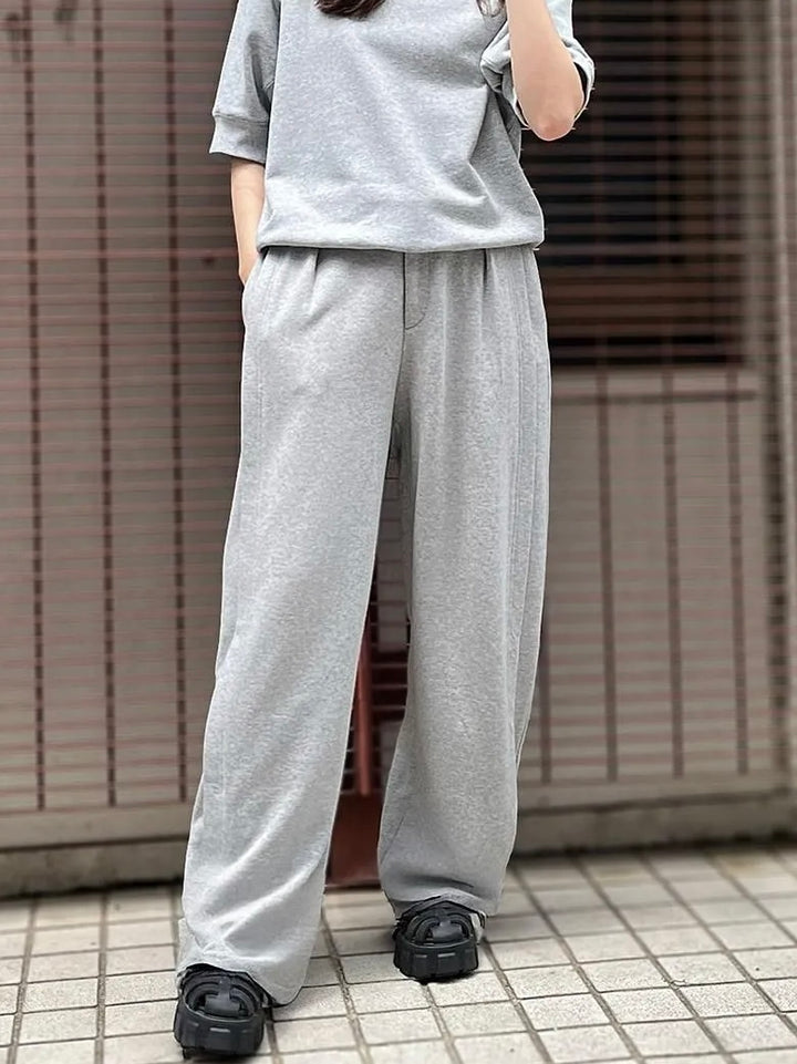 ダブルステッチ カーブパンツ