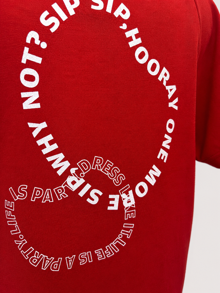 バックハートロゴTシャツ