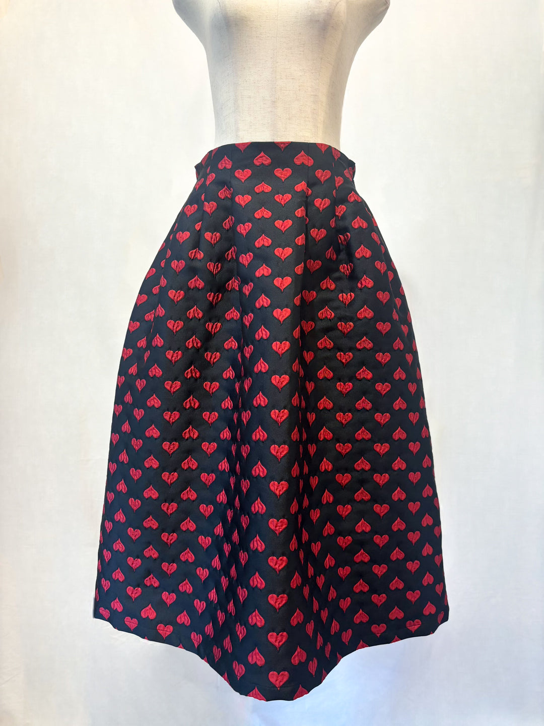 ハートジャガードスカート