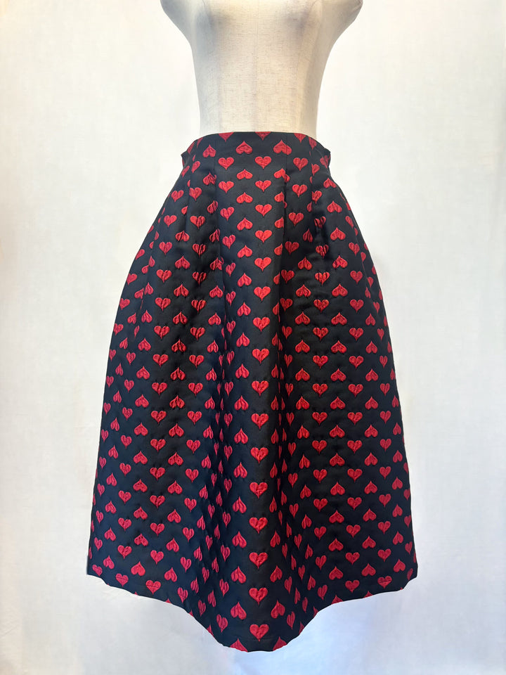 ハートジャガードスカート