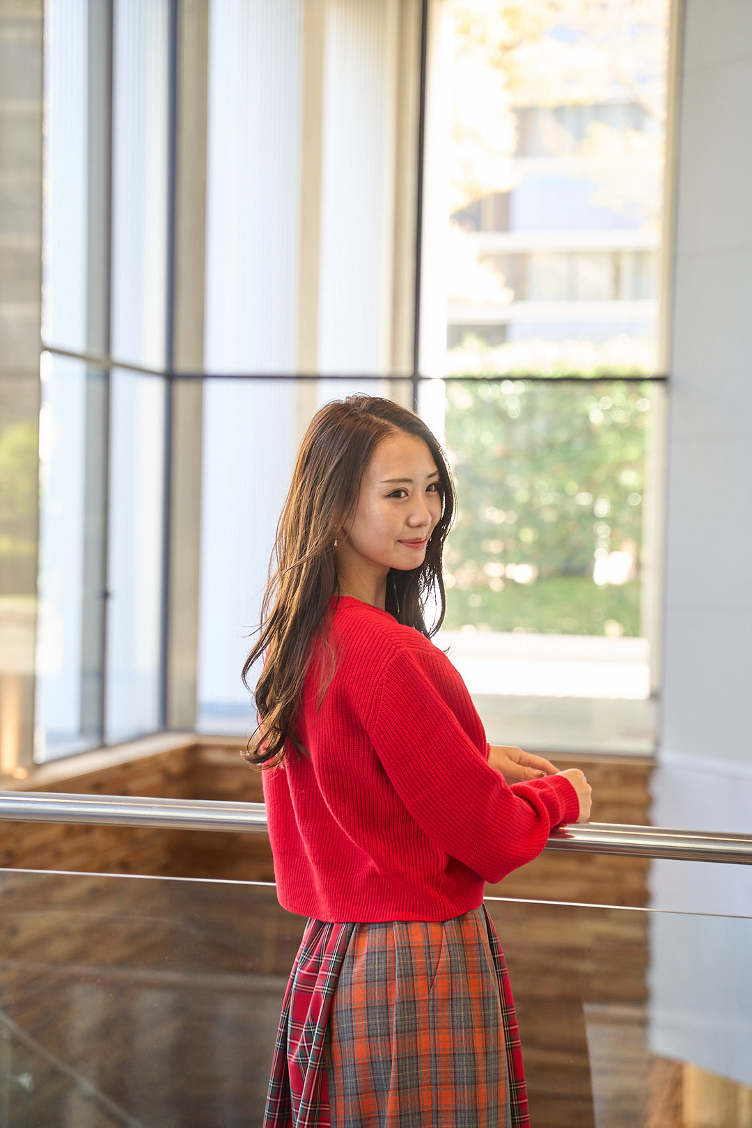 ビジューボタンカーディガン