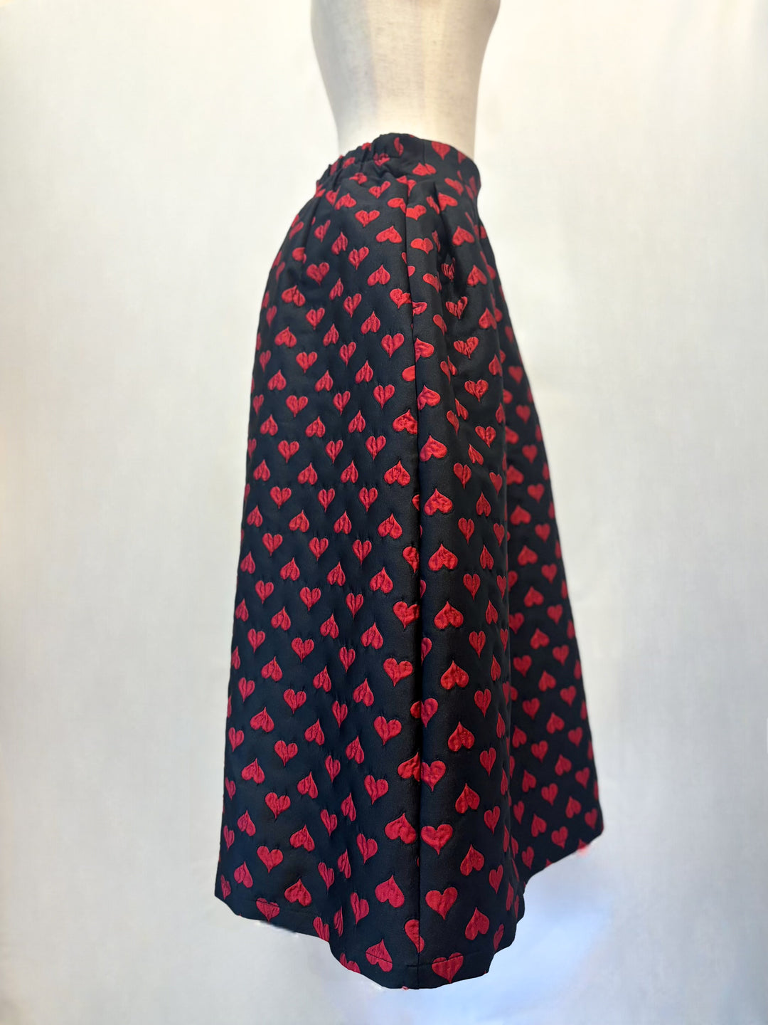 ハートジャガードスカート