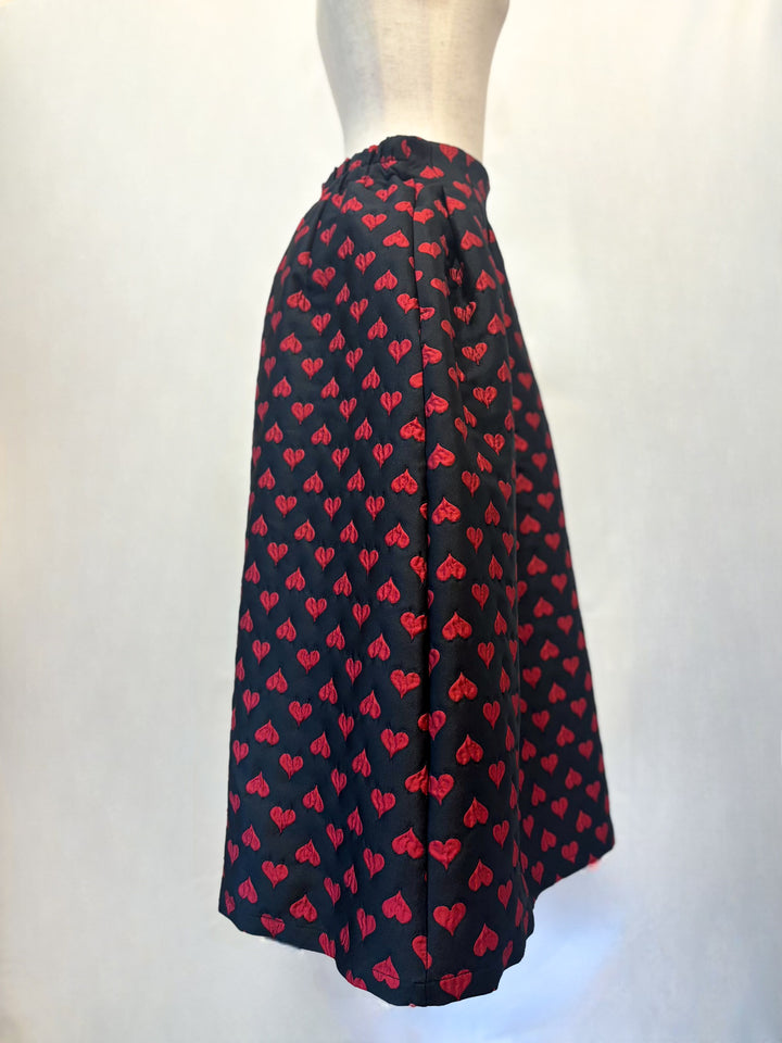 ハートジャガードスカート