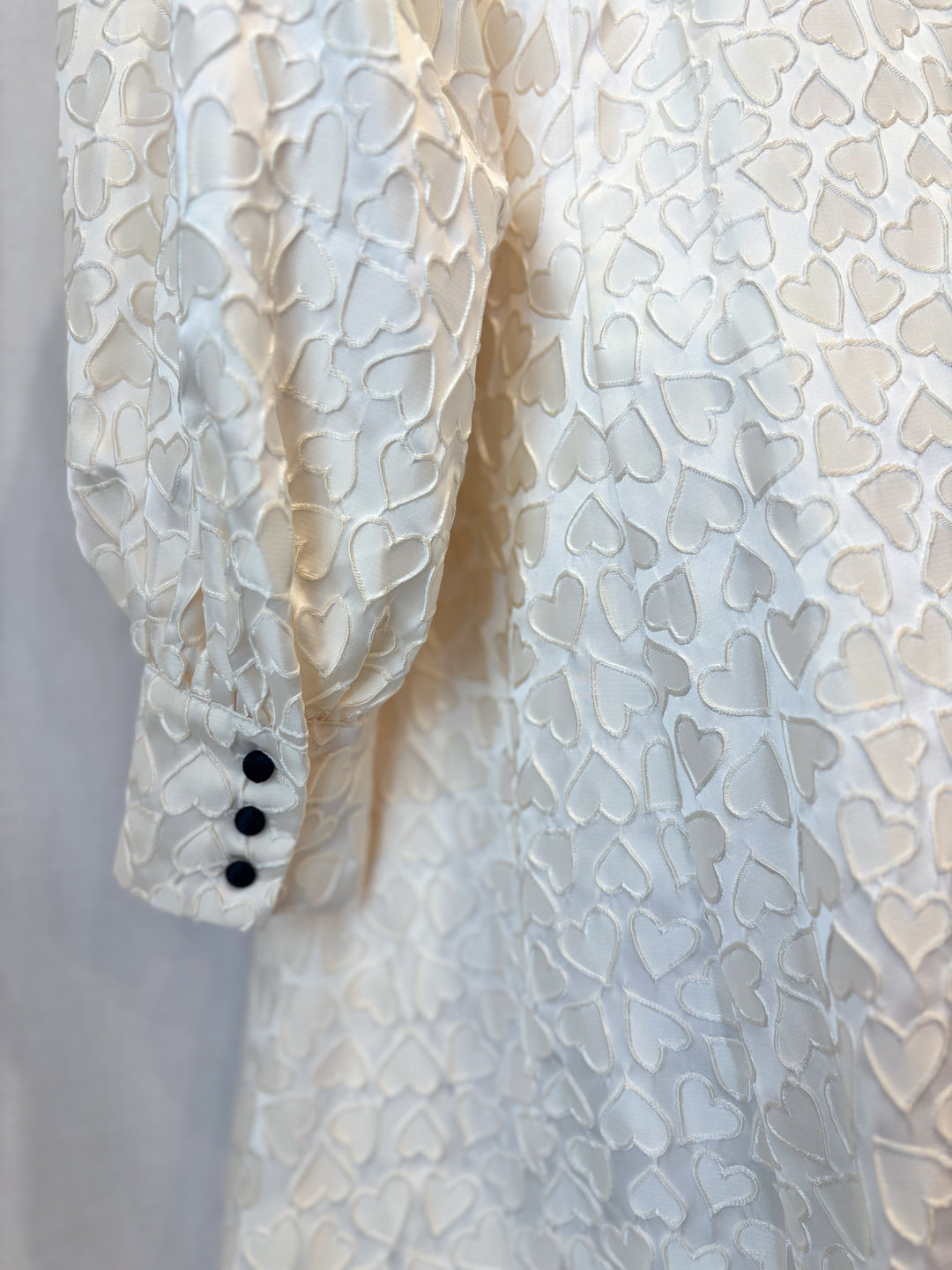 ハートジャガードロングワンピース