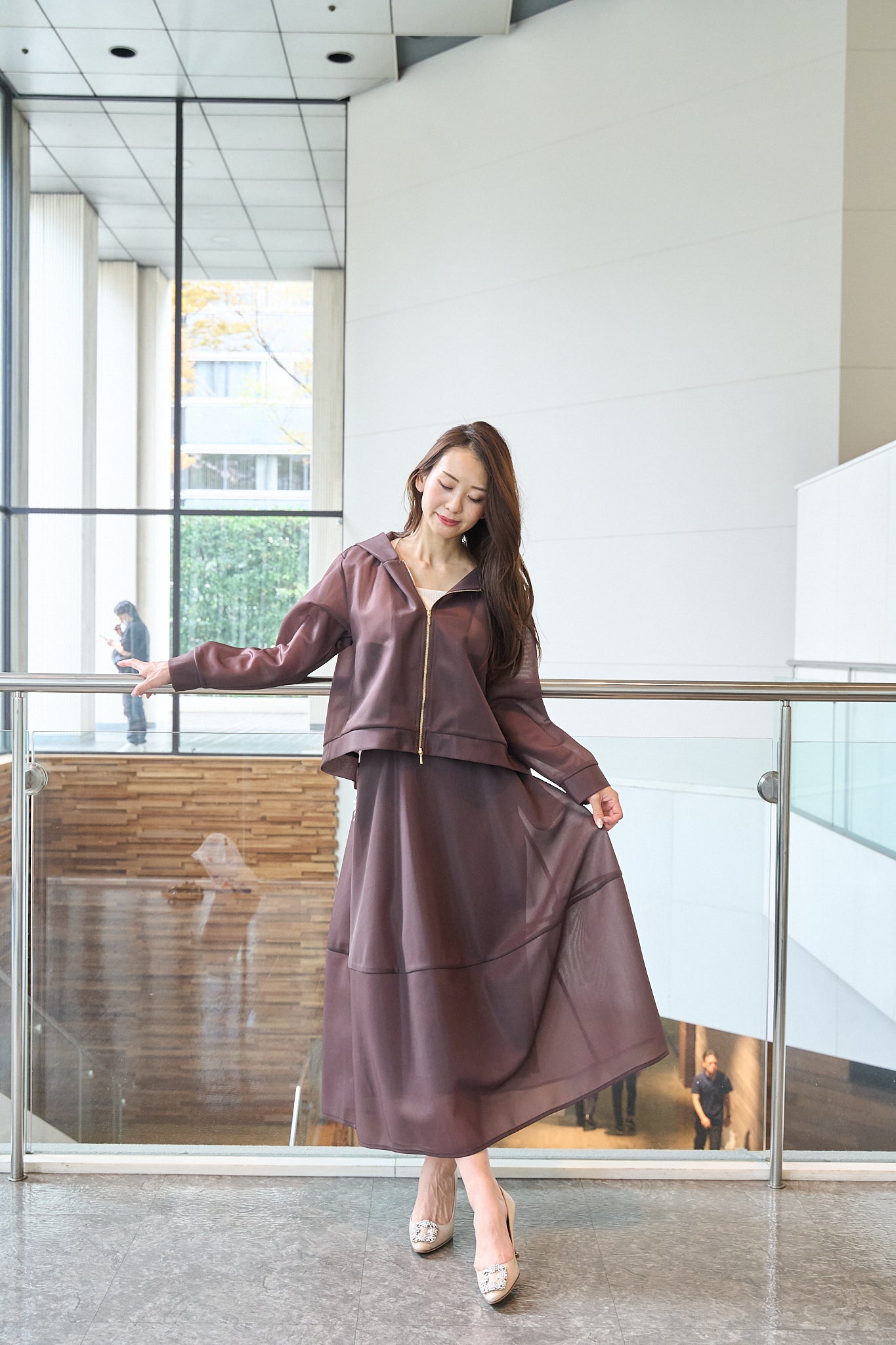 エブール ebureシアーパーカー アクアガレージ aquagarage シアーパーカー 春 夏 秋 （オフ