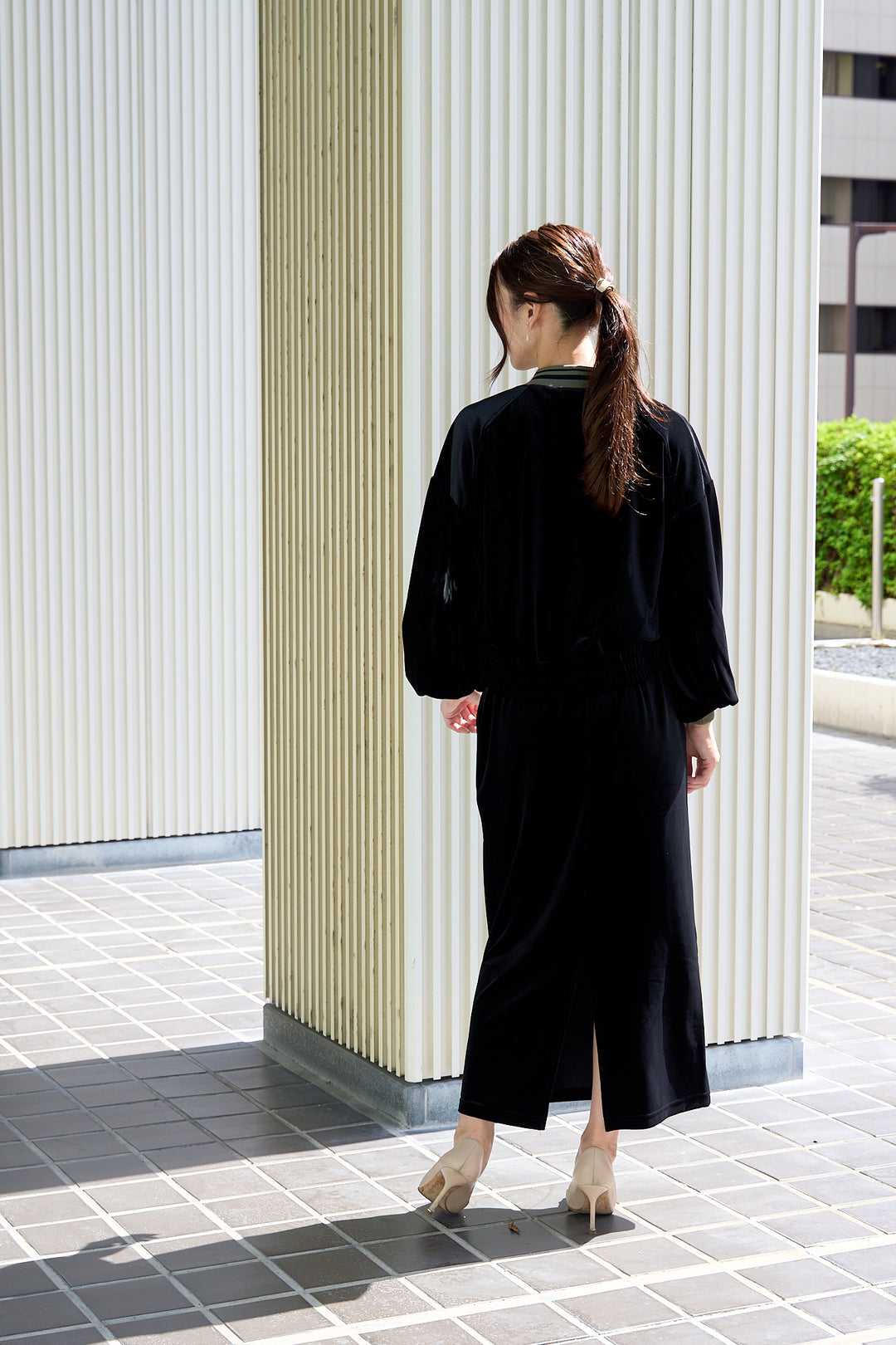 リュクスベロアタイトスカート