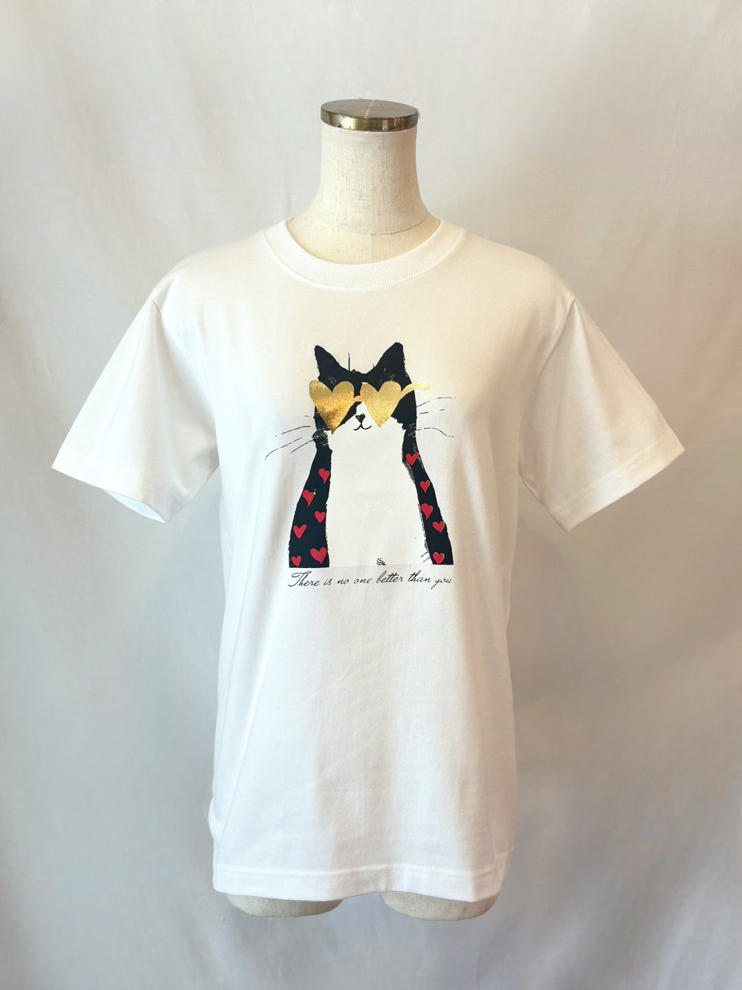 catプリントTシャツ