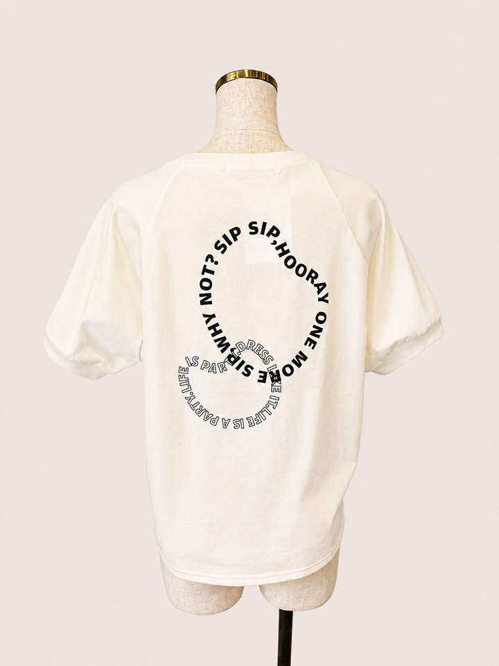 バックハートロゴTシャツ