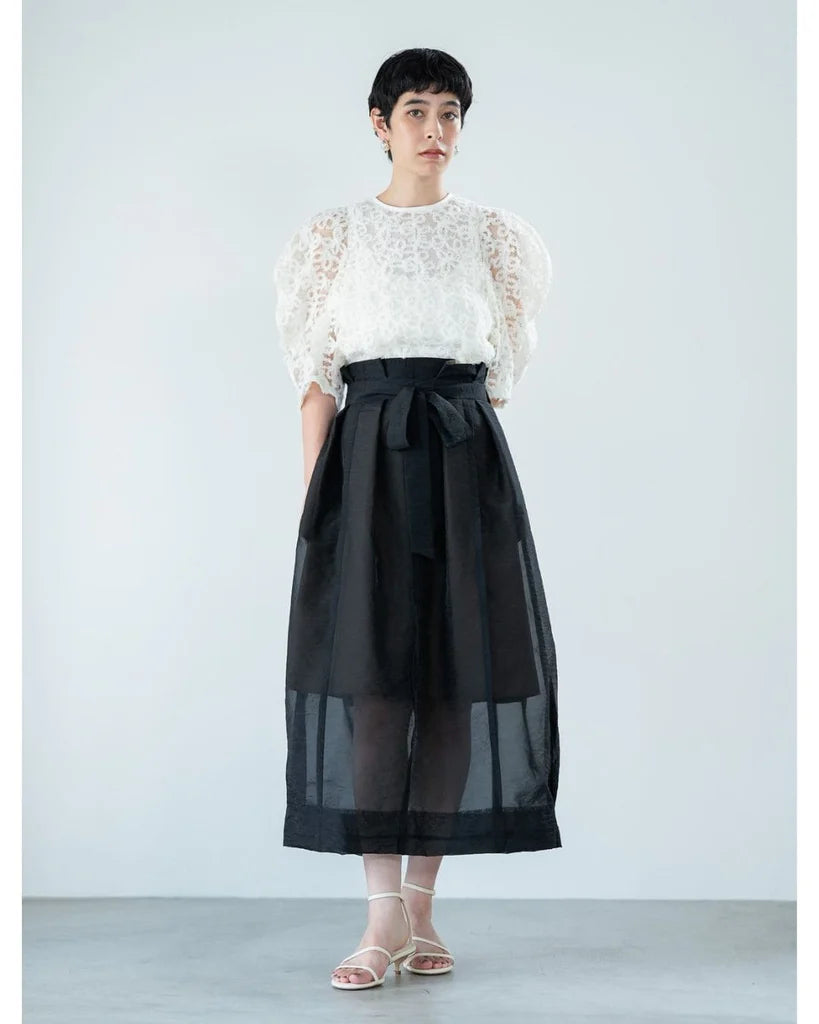 コクーンフレアシアースカート