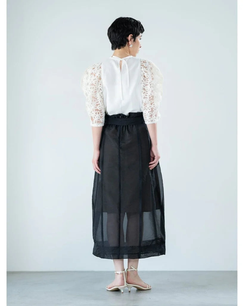 コクーンフレアシアースカート