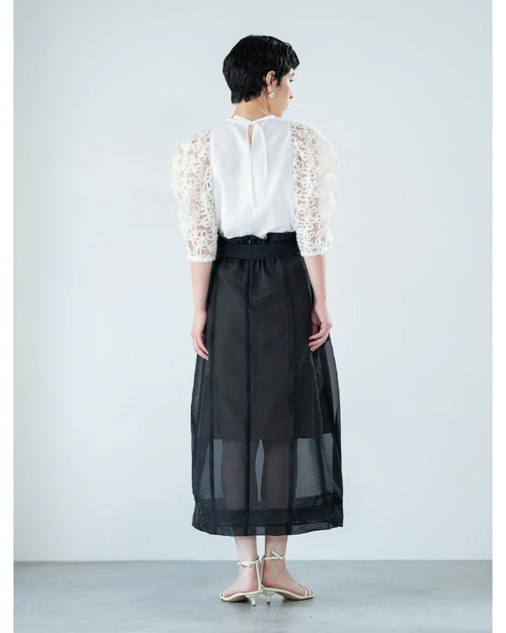 コクーンフレアシアースカート