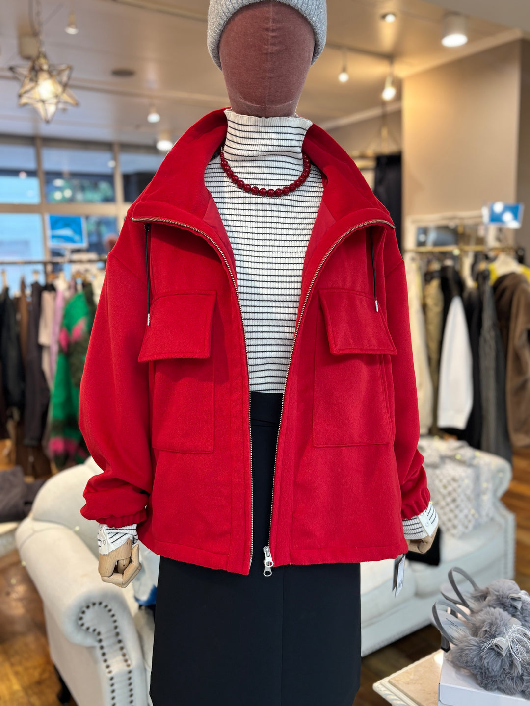 ボリュームブルゾン