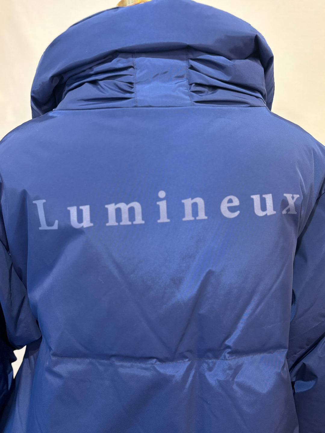 バックロゴデザインダウンジャケット