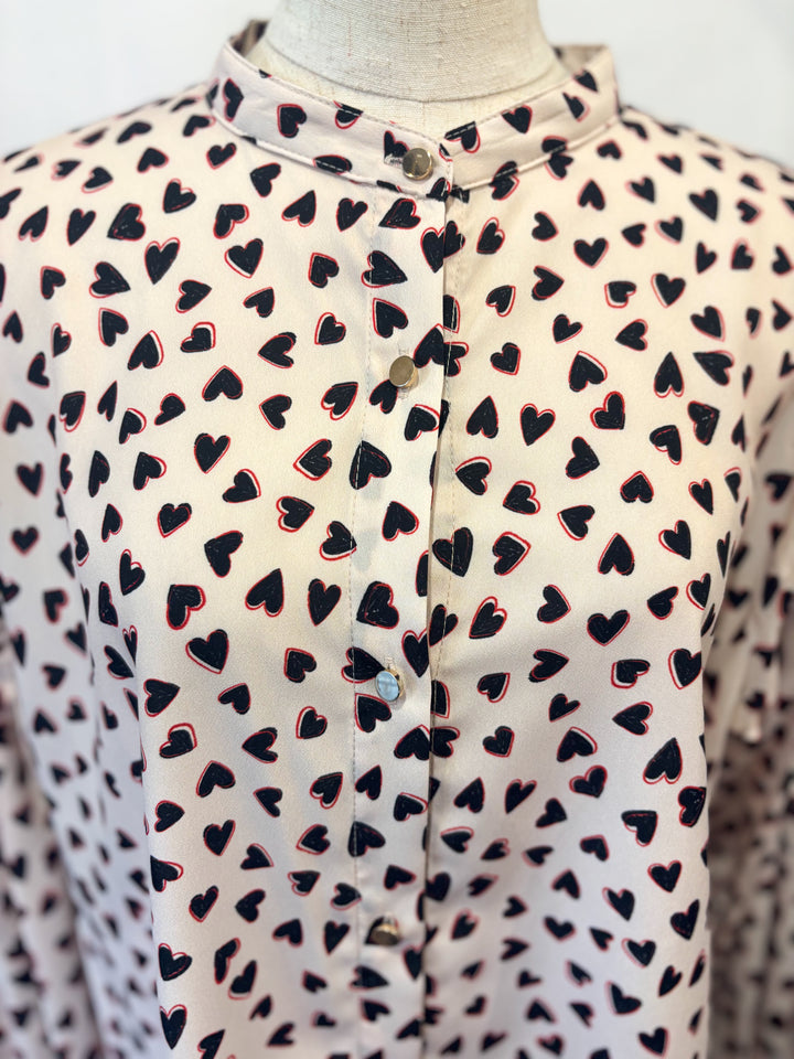 ハートブラウス