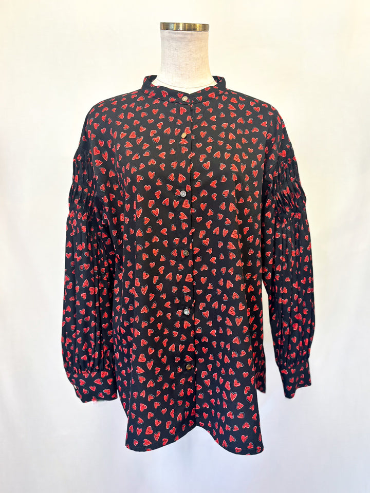 ハートブラウス