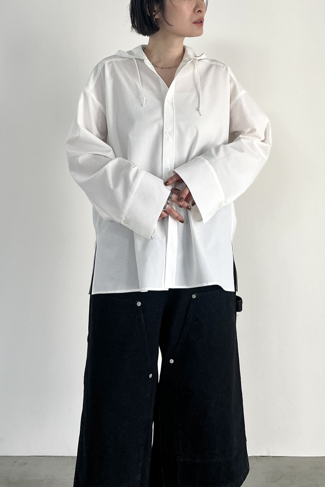 ドットエアーフーディーシャツ