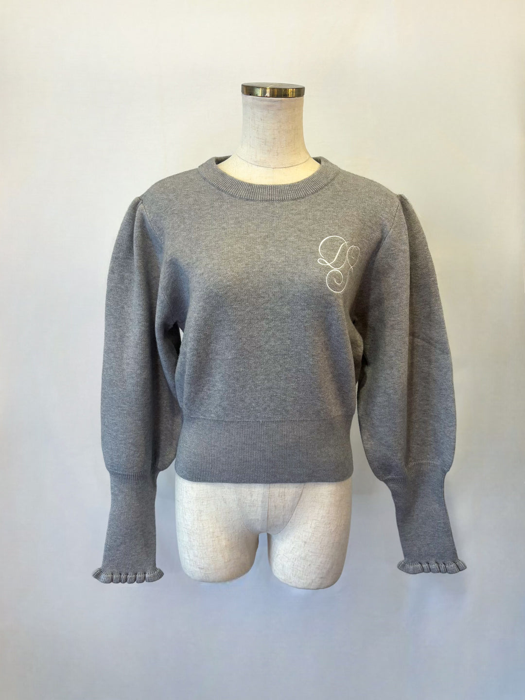 DOS刺繍ロゴニット