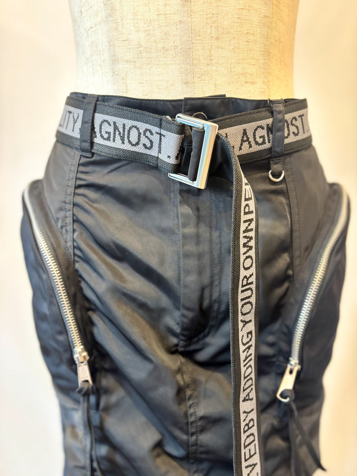 ロゴベルトタイトマーメイドスカート