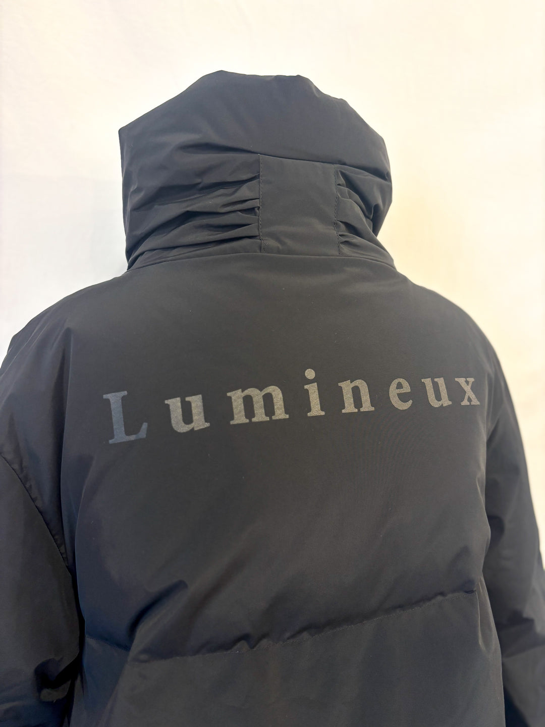 バックロゴデザインダウンジャケット