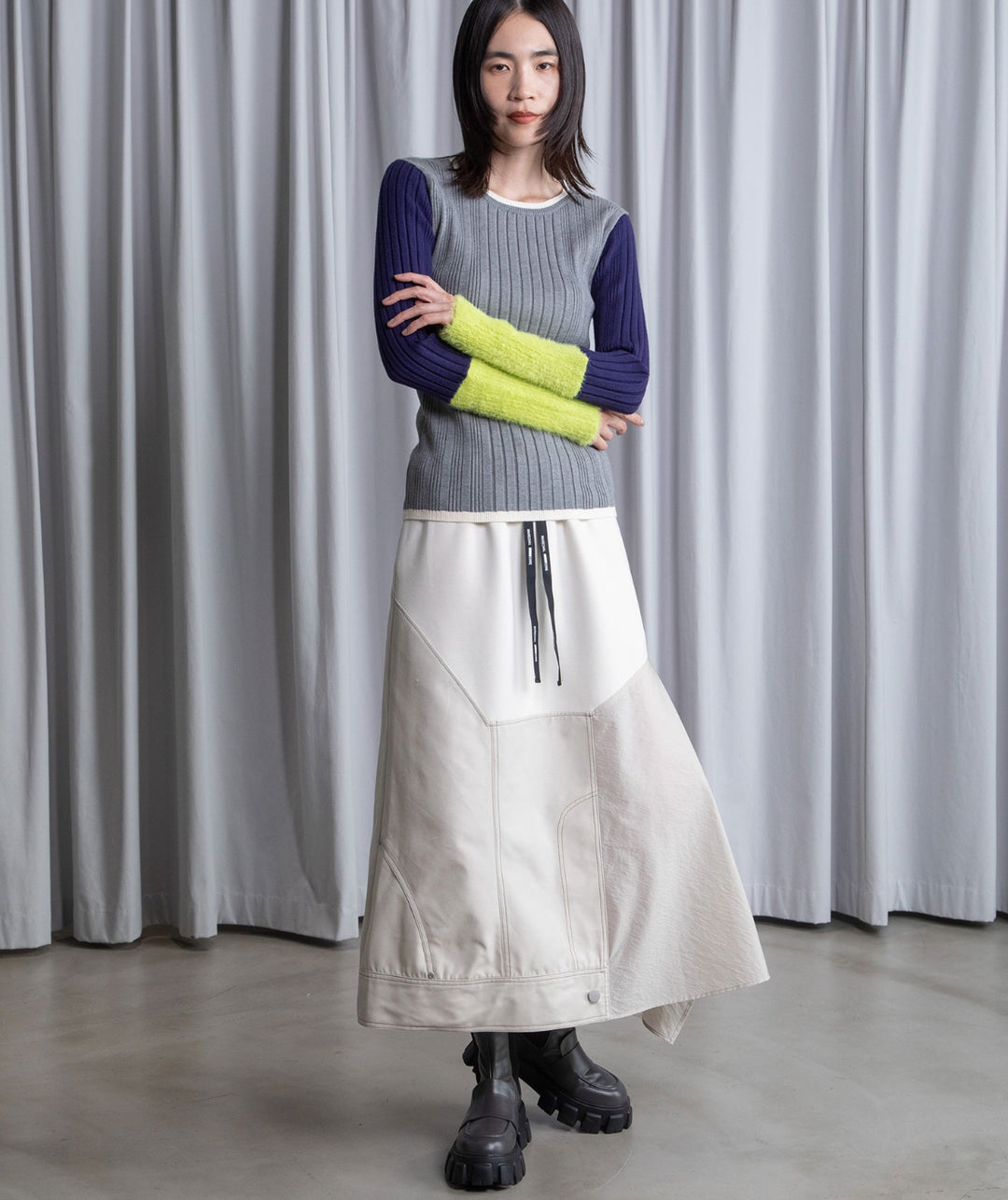 ドッキングデザインスカート