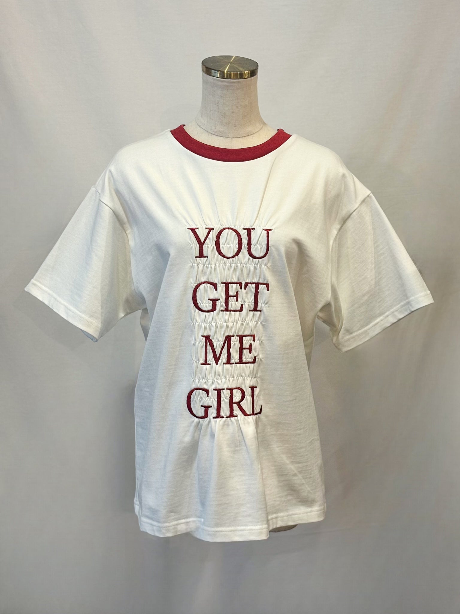 シャーリング加工リンガーTシャツ – DOS DIOSAS